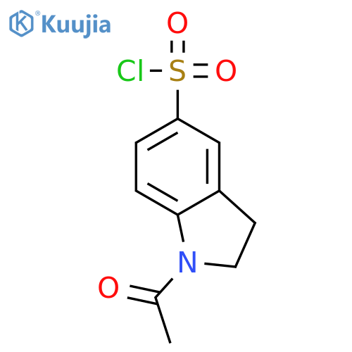 1-acetyl-2,3-dihydro-1H-indole-5-sulfonyl chloride structure