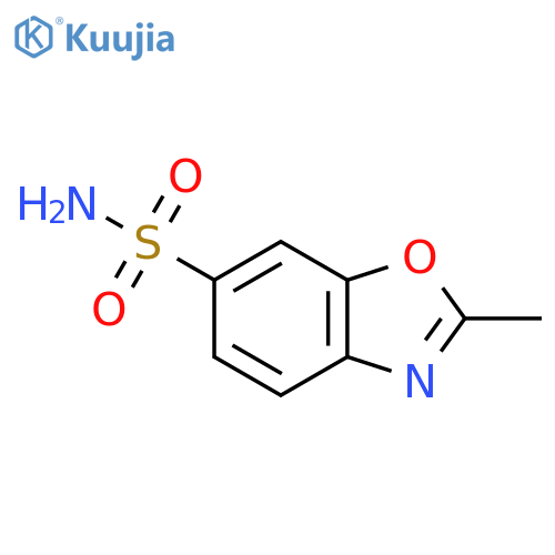 2-Methyl-1,3-benzoxazole-6-sulfonamide structure
