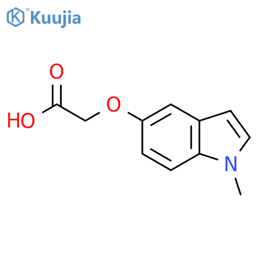 2-(1-methyl-1H-indol-5-yl)oxyacetic acid structure