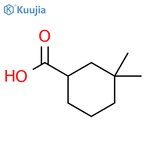 3,3-dimethylcyclohexane-1-carboxylic acid structure