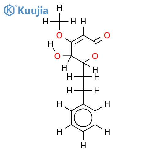 (+)-(5R,6S)-dihydrokawain-5-ol structure