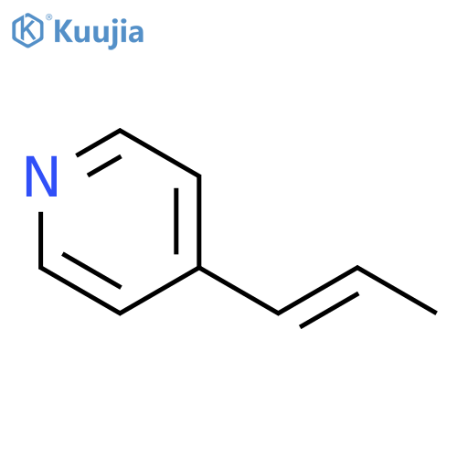 4-(1E)-prop-1-en-1-ylpyridine structure