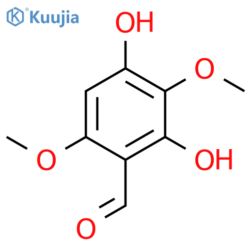 Benzaldehyde, 2,4-dihydroxy-3,6-dimethoxy- structure