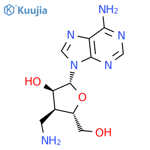3'-(Aminomethyl)-3'-deoxyadenosine structure