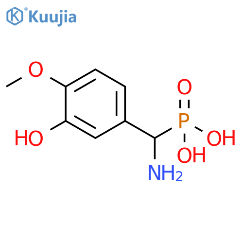 amino(3-hydroxy-4-methoxyphenyl)methyl]phosp
honic acid structure