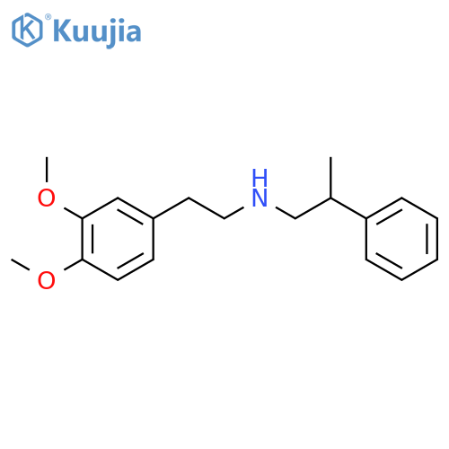(R)-N-(3,4-Dimethoxyphenethyl)-2-phenylpropan-1-amine structure