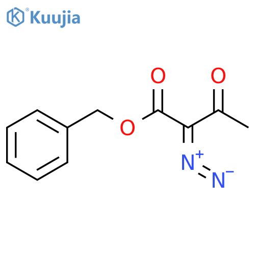 Butanoic acid, 2-diazo-3-oxo-, phenylmethyl ester structure