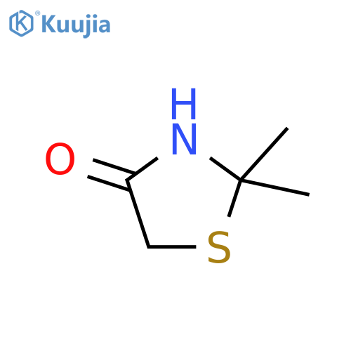4-Thiazolidinone, 2,2-dimethyl- structure