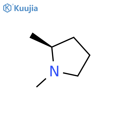 Pyrrolidine, 1,2-dimethyl-, (2S)- structure