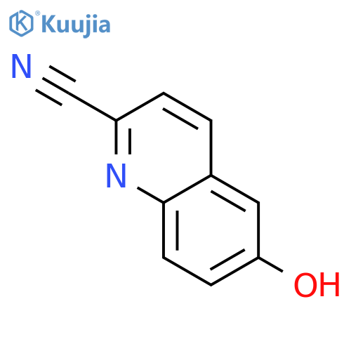 6-hydroxy-2-Quinolinecarbonitrile structure