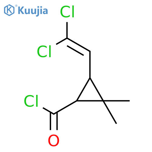 3-(2,2-Dichlorovinyl)-2,2-dimethylcyclopropanecarbonyl Chloride structure