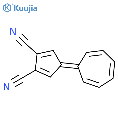 4-(Cyclohepta-2,4,6-trien-1-ylidene)cyclopentane-1,2-dicarbonitrile structure