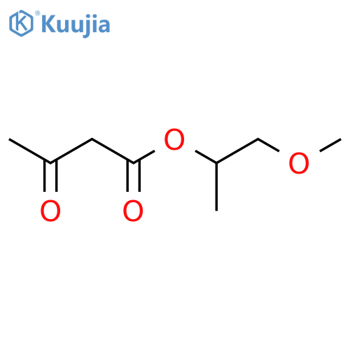 Butanoic acid, 3-oxo-, 2-methoxy-1-methylethyl ester structure