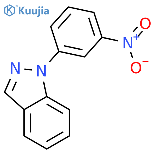 1-(3-Nitrophenyl)-1H-indazole structure