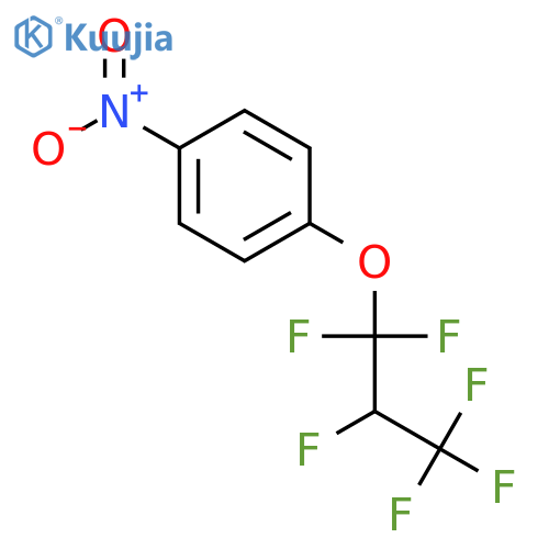 Benzene, 1-(1,1,2,3,3,3-hexafluoropropoxy)-4-nitro- structure