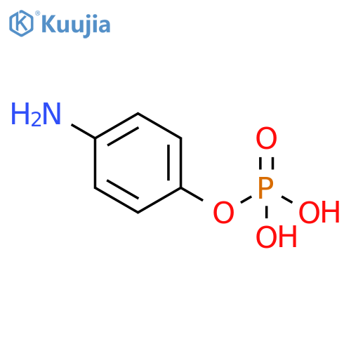 Phenol, 4-amino-,1-(dihydrogen phosphate) structure