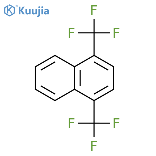 NAPHTHALENE, 1,4-BIS(TRIFLUOROMETHYL)- structure