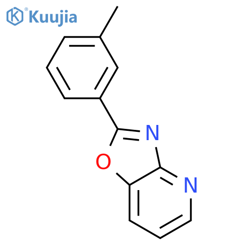 Oxazolo[4,5-b]pyridine, 2-(3-methylphenyl)- structure