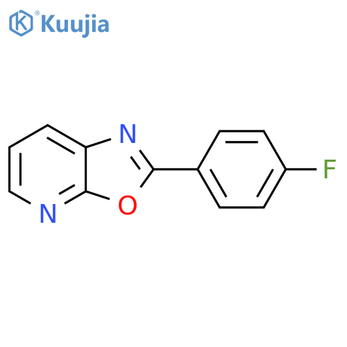 Oxazolo[5,4-b]pyridine, 2-(4-fluorophenyl)- structure