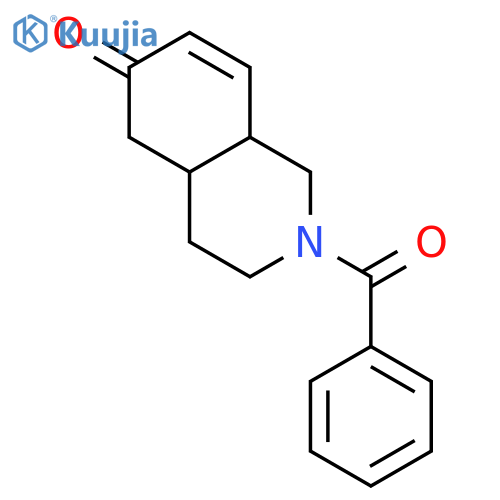 (4aS,8aS)-2-Benzoyl-1,3,4,4a,5,8a-hexahydro-6(2H)-isoquinolinone structure