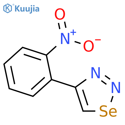 1,2,3-Selenadiazole, 4-(2-nitrophenyl)- structure
