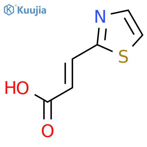 (2E)-3-(1,3-Thiazol-2-yl)prop-2-enoic Acid structure