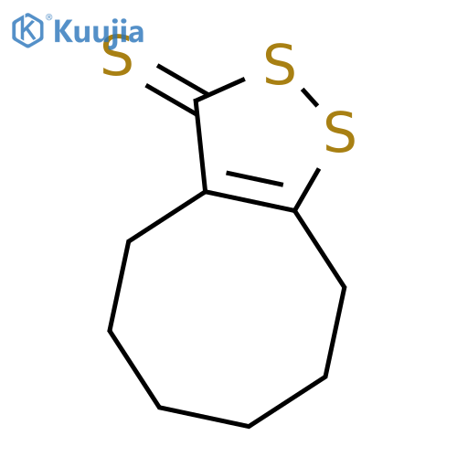 3H-CYCLOOCTA-1,2-DITHIOLE-3-THIONE, 4,5,6,7,8,9-HEXAHYDRO- structure