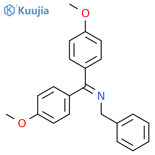 Benzenemethanamine,N-[bis(4-methoxyphenyl)methylene]- structure