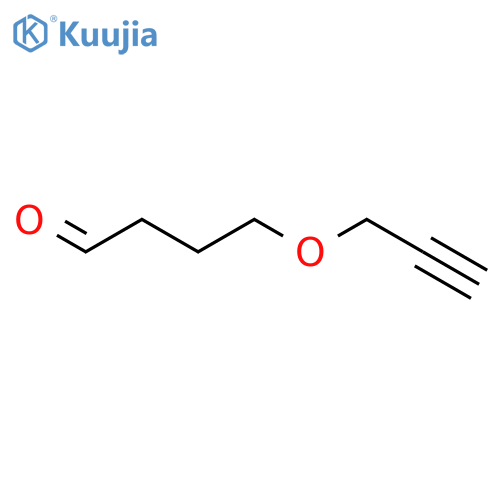 BUTANAL, 4-(2-PROPYNYLOXY)- structure