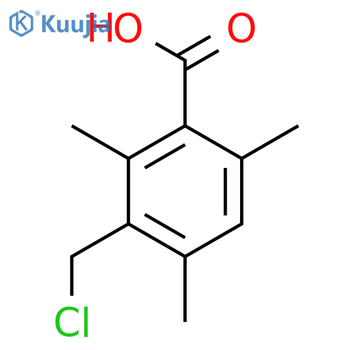 3-(Chloromethyl)-2,4,6-trimethylbenzoic Acid structure