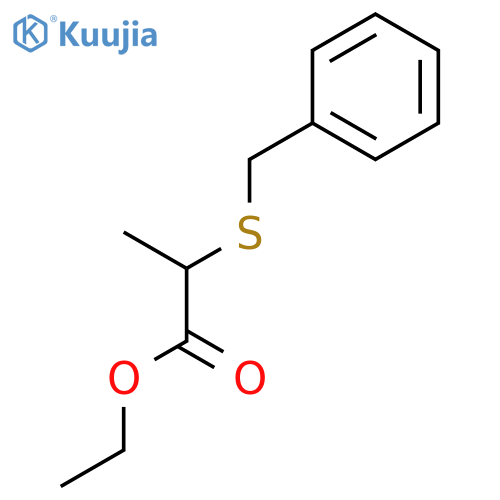 Ethyl 2-(benzylsulfanyl)propanoate structure