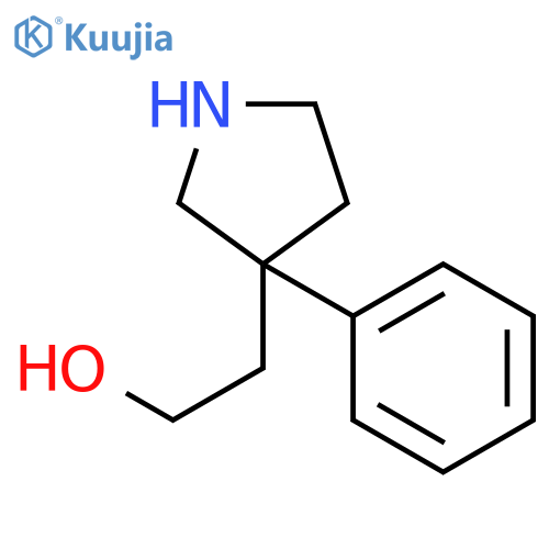 2-(3-Phenylpyrrolidin-3-yl)ethanol structure