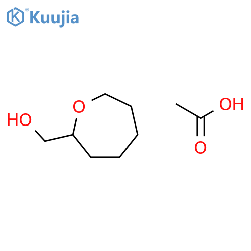 2-Oxepanemethanol, acetate structure