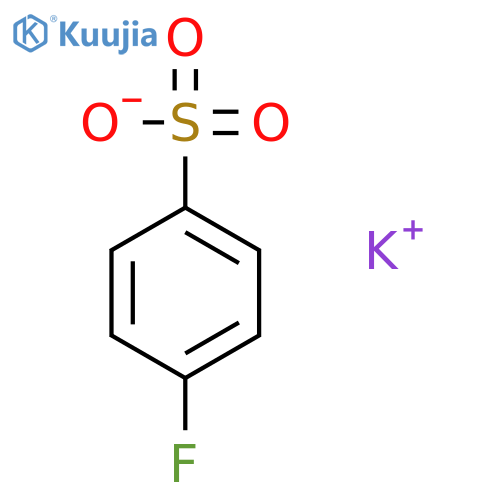 Benzenesulfonic acid,4-fluoro-, potassium salt (1:1) structure