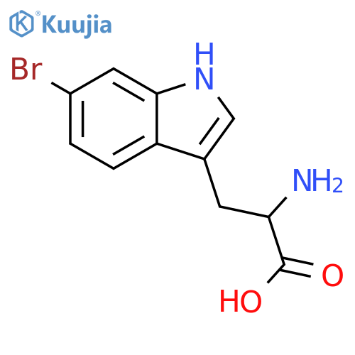 6-Bromo-L-Tryptophan structure