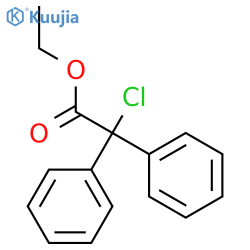 Ethyl Chloro(diphenyl)acetate structure