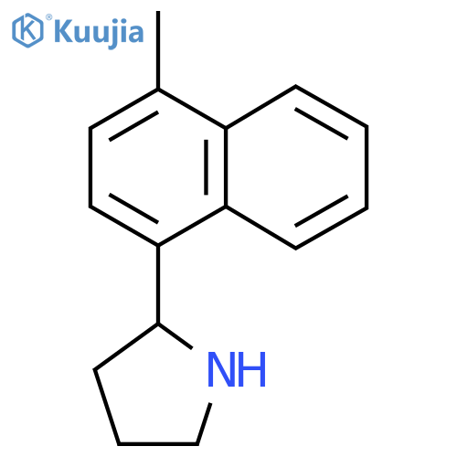 2-(4-methylnaphthalen-1-yl)pyrrolidine structure