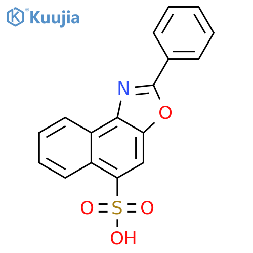 Naphth[1,2-d]oxazole-5-sulfonic acid, 2-phenyl- structure