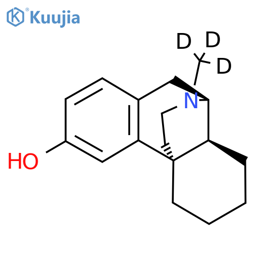 (1S,9S,10S)-17-(Trideuteriomethyl)-17-azatetracyclo[7.5.3.01,10.02,7]heptadeca-2(7),3,5-trien-4-ol structure