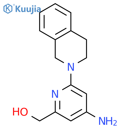2-PYRIDINEMETHANOL, 4-AMINO-6-(3,4-DIHYDRO-2(1H)-ISOQUINOLINYL)- structure