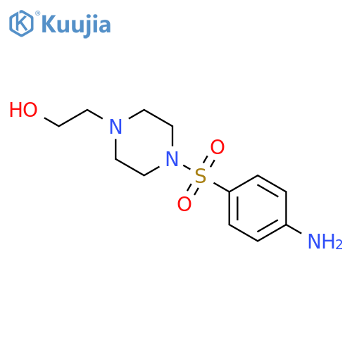 2-(4-((4-Aminophenyl)sulfonyl)piperazin-1-yl)ethanol structure
