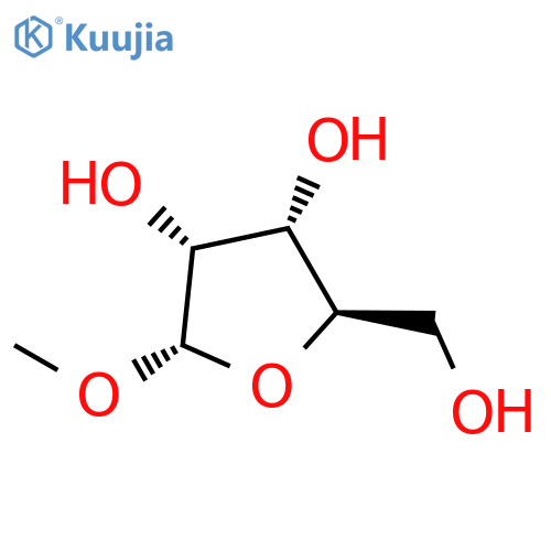 Methyl a-D-ribofuranoside - structure
