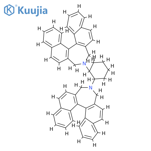 (11BR,11'BR)-4,4'-(1S,2S)-1,2-CYCLOHEXANEDIYLBIS[4,5-DIHYDRO-H-DINAPHTH[2,1-C:1',2'-E]AZEPINE structure