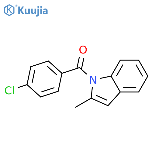 (4-Chlorophenyl)(2-methyl-1H-indol-1-yl)methanone structure