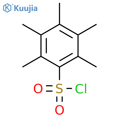 Pentamethylbenzenesulfonyl chloride structure