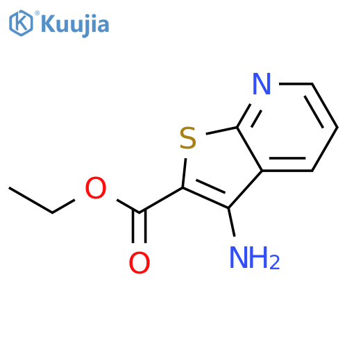 Ethyl 3-aminothieno[2,3-b]pyridine-2-carboxylate structure