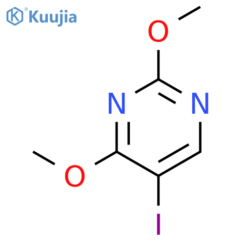 5-Iodo-2,4-dimethoxypyrimidine structure