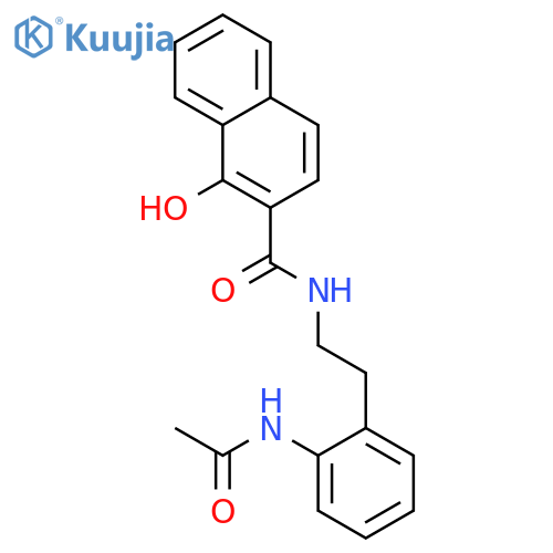 N-{2-2-(Acetylamino)phenylethyl}-1-hydroxy-2-naphthamide structure
