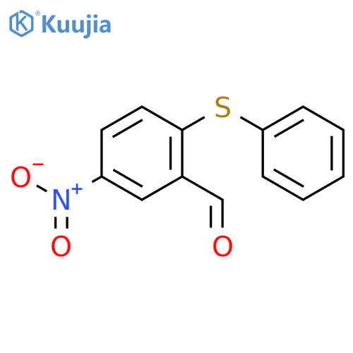 5-Nitro-2-(phenylsulfanyl)benzenecarbaldehyde structure