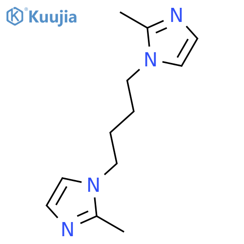 1,4-Bis(2-methyl-1H-imidazol-1-yl)butane structure